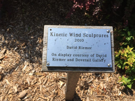 Kinetic Wind Sculptures sign