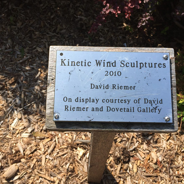 Kinetic Wind Sculptures sign