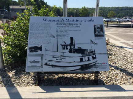 Boat dock informational Martime Trails