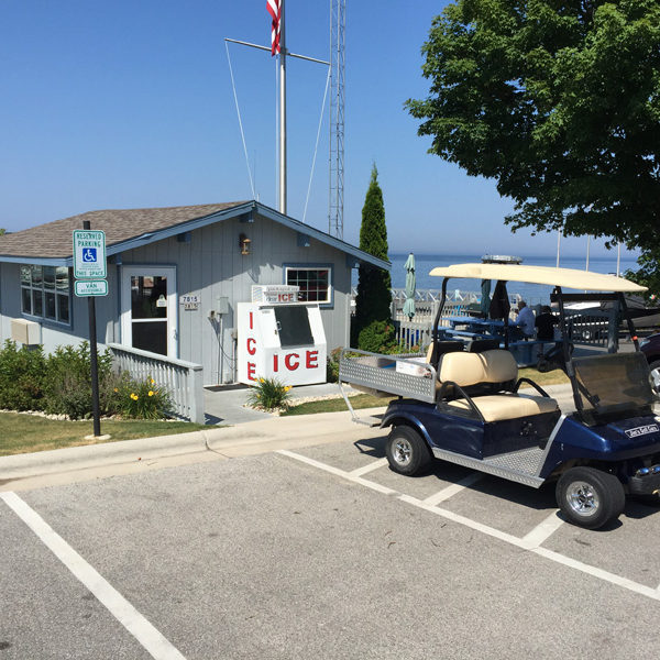 Boat dock front desk